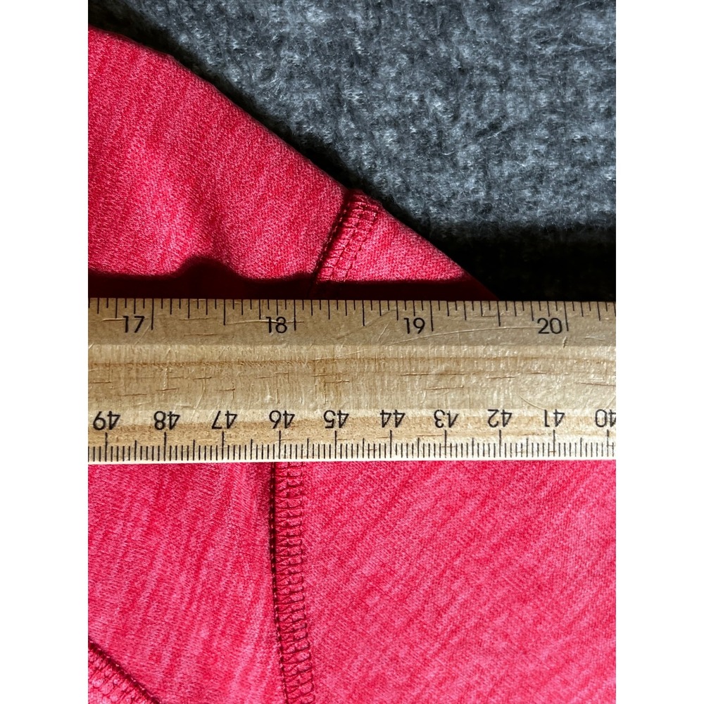 Vineyard Vines Performance Mens Large Red Heathered Quarter Zip Pullover L - Picture 5 of 8